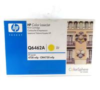 HP Yellow Toner Cartridge for LaserJet 4730 mfp, CM4730 mfp - Q6462A
