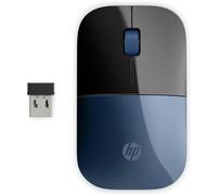 HP Z3700 Blue Wireless Mouse Ambidextrous Optical RF Wireless 1200 DPI Black Blue