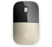 HP Z3700 Gold 2.4 GHz USB Slim Wireless Mouse with Blue LED 1200 DPI Optical Sen
