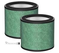 HP072UK Air Filter Compatible with Shark NeverChange 5 HP072UK HP072 Air Purifier 3-in-1 H13 True HEPA & Activated Carbon Replacement Filter (2 Pack)