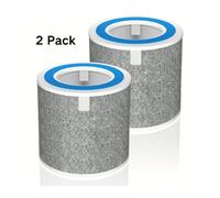 HP102 Replacement Filter,Compatible For Shark, Air Purifier HP100,HP102 And Models HC450,HC451,HC452,HC455,H13 True HEPA(2pcs)