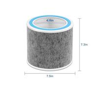 HP102 Replacement Filter，Compatible For Shark，HP102 & HP102PET & HC452 & HP132, True Filte Compare Part #HE1FKPET, HP102