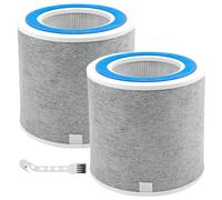 HP150UK Air Filter Compatible with Shark NeverChange 5 HP150UK HP150 Air Purifier 4-in-1 H13 True HEPA & Activated Carbon Replacement Filter (2 Pack)
