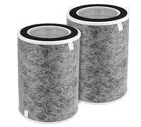 HP201 HP202 Air Pur-ifier MAX Filter Compatible with Shark HP200 Series & HC502 Air Pu-rifier MAX, 3-in-1 H13 Grade True HEPA Filter, Part #HE2FKBAS, #HE2FKBASMB(2-Pack)