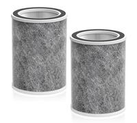 HP202 Filter Replacement For Shark HP200 Series Air Purifier Max Models HP201, HP202, HP302, HC502, 3-in-1 H13 Grade True HEPA Filter Activated Carbon Filter,2 PACK