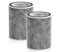 HP202 Replacement Filter Compatible with Shark HP201, HP202, HP302 UA205, AP1000 and for Shark HC501, HC502 Air Purifier MAX, 3-in-1 H13 Grade True HEPA Filter, Part # HE2FKBAS HE2FKBASMB, 2 Pack