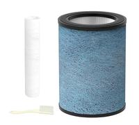 HP302 True HEPA Replacement Filter Compatible with Shark HP302 HP201 HP202 & HC502 Air Purifier MAX, 3-in-1 H13 Grade Filter, Part # HE2FKBAS, HE2FKBASMB, 2 PACK