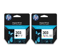 HP303 Black & Colour Original HP Printer Ink Cartridges HP 303