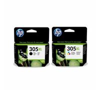 HP305/305XL Black & Tri- Colour Ink Cartridges for DeskJet 2710 4130e Lot