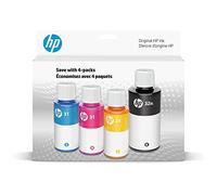HP31 CMY/32XL Blk Bottled Ink Crtg 4-Pk,Black