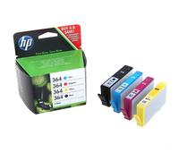 HP 364 4-pack Black/Cyan/Magenta/Yellow Original Ink Cartridges