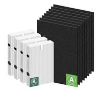 HPA200 Replacement Filters for Honeywell HPA200 HRF-ARVP200 Series Air Purifiers HPA200, HPA201, HA202, HPA204, HPA250, 4 HEPA R Replacement Filters and 8 A Carbon Pre-Cut Pre-Filters