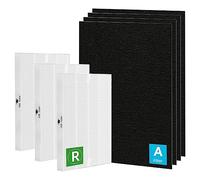 HPA300 HEPA Filter honey.well Replacement Filters Fit HPA300, HPA300VP HPA304 HPA3300 HPA5300 & HPA8350 (6 Pack True HEPA Filters R & 8 Pack Pre-cut Activated Carbon Filters A) (3R+4A)