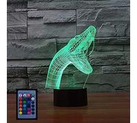 HPBN8 Ltd 3D Creative Snake Night Light Lamp 7/16 Color Change LED Lamp USB Powered Remote Control Valentines Decor Birthday Room Decoration