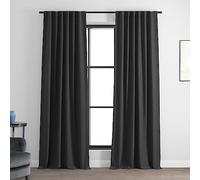HPD Half Price Drapes Bellino Room Darkening Curtains 120 Inches Long Curtains for Bedroom & Living Room (1 Panel), 50W x 120L, Smoked Truffle