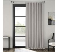 HPD Half Price Drapes BOCH-LN185-P Faux Darkening Curtains-96 Inches Long Extra Wide Luxury Linen Curtains for Bedroom & Living Room (1 Panel), 100W x 96L, Clay
