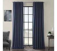 HPD Half Price Drapes Curtain For Room Darkening 50 X 108 (1 Panel), BOCH-194033-108, Nocturne Blue