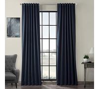 HPD Half Price Drapes Curtain For Room Darkening 50 X 84 (1 Panel), BOCH-193810-84, Navy Blue