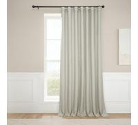 HPD Half Price Drapes Extra Wide Linen Room Darkening Curtain (1 Panel) 100 X 84, BOCH-LN1857-84-DW, Oatmeal