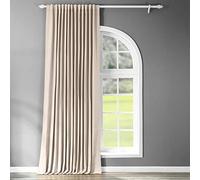 HPD Half Price Drapes Extra Wide Room Darkening Curtains 100 X 120 (1 Panel), BOCH-120601-120-DW, Egg Nog