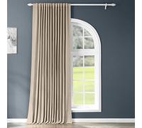 HPD Half Price Drapes Extra Wide Room Darkening Curtains for Bedroom & Living Room 100 X 84 (1 Panel), BOCH-151304-84-DW, Classic Taupe