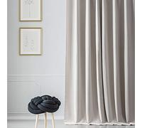 HPD Half Price Drapes Printed Curtain For Room Darkening 50 X 108 (1 Panel), BOCH-171113-108, Alabaster Beige