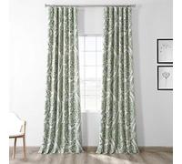 HPD Half Price Drapes Printed Room Darkening Curtain 50 X 84 (1 Panel), BOCH-KC16072B-84, Tea Time Green