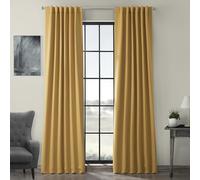 HPD Half Price Drapes Room Darkening Curtains 108 Inches Long for Bedroom & Living Room (1 Panel), 50 X 108, Marigold