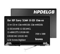HPDELGB Replacement for HP Envy X360 15-ED 15m-ee 15-ee 15t-ee 15m-ee0013dx 15m-ee0023dx 15-EE1010NR 15-EE109CL 15-ed0012TX L93180-001 L93182-001 L93181-001 LCD Screen Digitizer Display Assembly brown