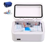 HPDOH Medical refrigerator, portable insulin cooler, mini insulin refrigerator 2-8 ° C, suitable for car/travel/aircraft (205 * 135 * 105mm)