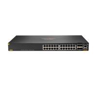 HPE Aruba Networking Aruba 6300F 24-port 1GbE Class 4 PoE & 4-port SFP56 Managed L3 Gigabit Ethernet (10/100/1000) Power over Ethernet (PoE) 1U Grey