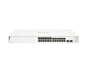 HPE Aruba Networking Aruba Instant On 1830 24G 12p Class4 PoE 2SFP 195W Managed L2 Gigabit Ethernet (10/100/1000) Power over Ethernet (PoE) 1U