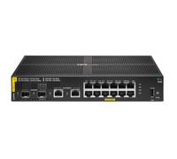 Aruba 6100 12G Class4 PoE 2G/2SFP+ 139W Managed L3 Gigabit Ethernet (10/100/1000) Power over Ethernet (PoE) 1U Black