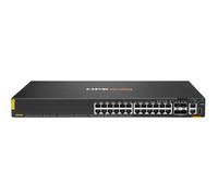 HPE Aruba Networking CX 6200F 24G Class-4 PoE 4SFP+ 370W Switch Managed L3 Gigabit Ethernet (10/100/1000) Power over Ethernet (PoE) Rack mounting 1U