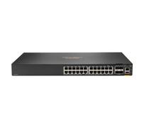 HPE Aruba Networking C-Port 6200F 24G 24-Port Class4 PoE+ with SFP+ L3 Managed Rack-mountable Switch