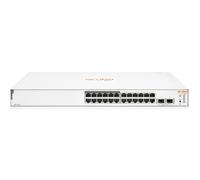 HPE Aruba Instant On 1830 24G 24-Port Gigabit PoE+ with SFP L2 Smart Managed Rack-mountable Switch 195W
