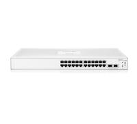 HPE Aruba Instant On 1830 24-Port Managed Gigabit Switch - 24x1G, 2x SFP, Fanless (UK Cord)