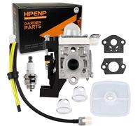 HPENP SRM 225 Carburetor for Echo SRM225 GT225 GT225i PE225 PAS225 SHC225 PPF225 SRM225i GT225L PPF235ES SHC225S Trimmer Premium Weed Eater Edger Carb with Tune Up Kit Primer Bulb Spark Plug fuel line