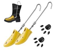 Hperu 1 Pair Mechanical Boot Stretcher with Metal Handle, Pet Shoe Stretcher with Detachable Support Chip for Men and Women, Adjustable Width Control