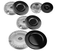 Hperu 1 Set Hob Covers For Gas Cookers, Universal Gas Stove Burner Cap, Stove Top Cover, Safe Burner Caps For Gas Stove, Gas Stove Accessories,Burner Caps For Gas Stove