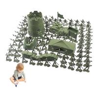 Hperu 100Pcs/Set Toy Soldiers Ancient Soldier Toys Army Men Action Figures with Scene Model for Boys Birthday Party, Army Men Action Figures