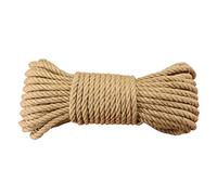 Hperu 10m Natural Jute Sisal Cat Scratch Rope, Strong Replacement Rope for Kitty Trees and Scratching Posts Kitty Natural Sisal