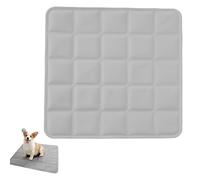 Hperu 16x16 Inch Cat Cooling Pad, Anti-Scratch Foldable PVC Pet Mat, Machine Washable Seat Cushion for Sofa Car Kennel