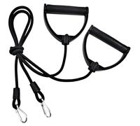 Hperu 2 Pcs Resistance Bands with Clips Strong Resistance Band with ABS Handle 31.5 Inch Exercise Bands Replacement Cable Attachments for Gym Stepper Abdominal Machine