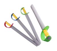 Hperu 4PCS Foam Swords for Kids, 21in Long EVA Soft Waterproof Cosplay Toy Kindergarten Props