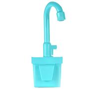 Hperu 5.5x10.2x3 Inch Toy Sink Faucet, Plastic Play Sink with Running Water, Replacement Kitchen Toys for Playhouse, Boys Girls Toddlers