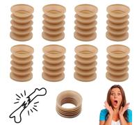 Hperu 9Pcs Funny Neck Cracker Prank Items, Reusable Plastic Trick Toy for Comedy, Close-Up Magic, Clown, and Halloween Party Supplies