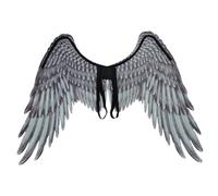 Hperu Angel Wing, 28.4x21.3 Black Wing Halloween Costume, Non-Woven Fabric Cosplay for Kids, Carnival, Halloween Costume, Cosplay Props, Party Dress Up, Black