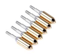 Hperu Archery Heads Copper Whistle Arrowhead Outdoor Practice Whistles Arrow Broadhead 6PCS