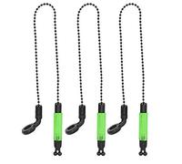 Hperu Bite Indicator Bite Indicator Carp Fishing Chains Alarms Bobbins Hangers Alerter Tackle Green 3PCS
